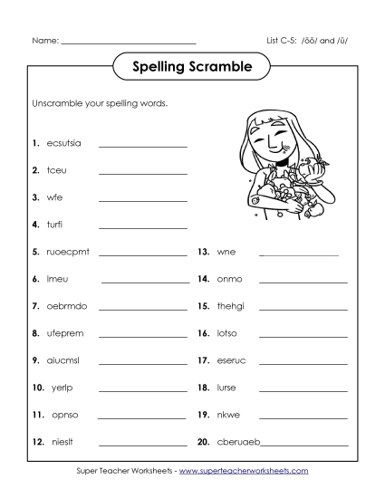 Word Scramble (C-5)