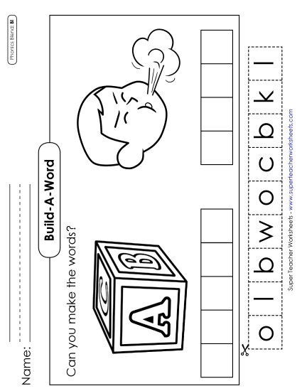 Build-a-Word: Block and Blow