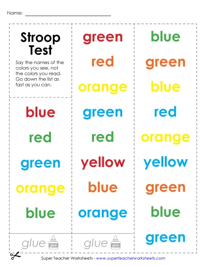 Stroop Test