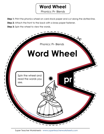 Word Wheel (Pr- Words)