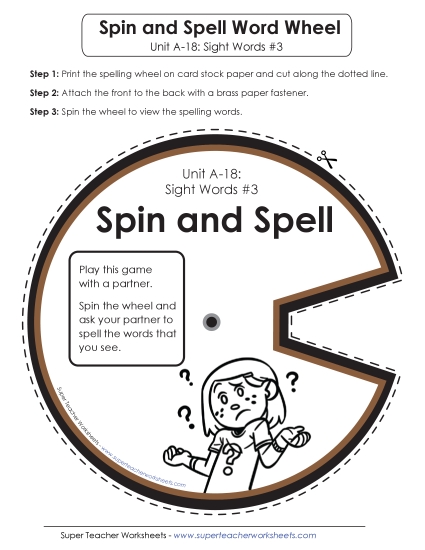 Spin and Spell (A-18)