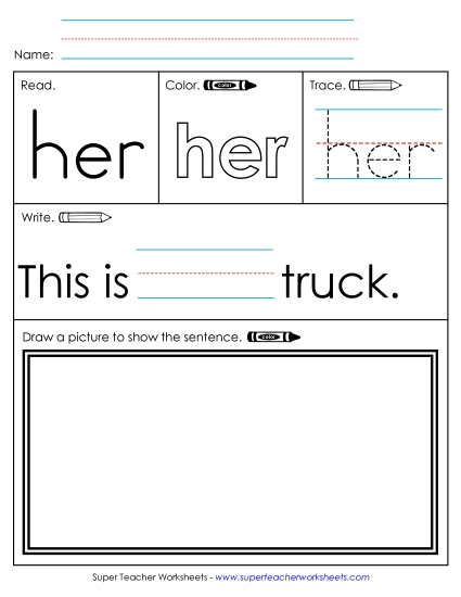 Worksheet 3: Her