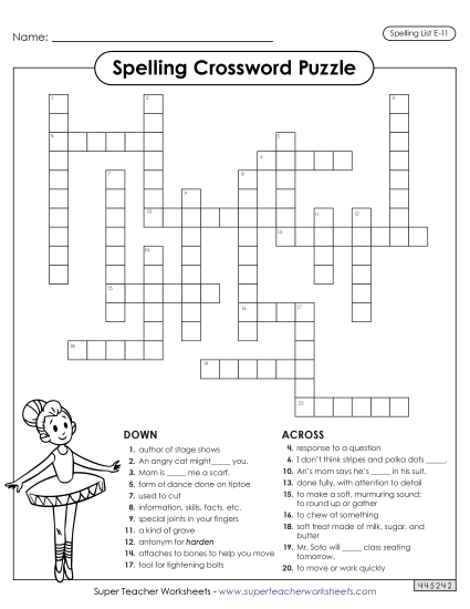 Crossword (E-11)