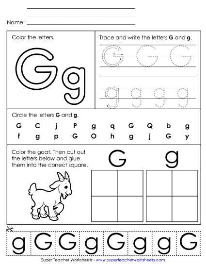 Letter G - Mixed Skills (Basic)