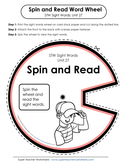Spin and Read (Unit 27)