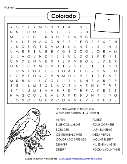 Word Search Puzzle