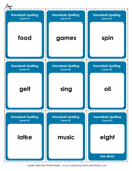 Flashcards (A-Hanukkah)