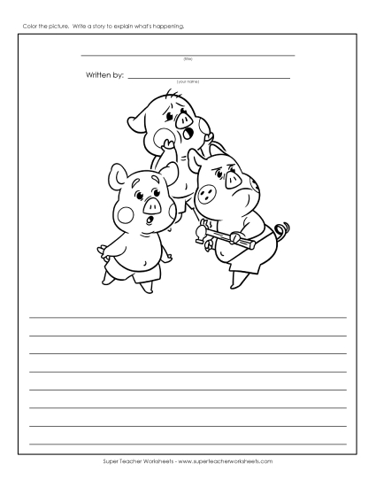 Three Little Pigs (Story Picture)