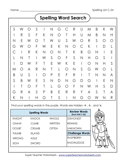 Word Search (C-24)