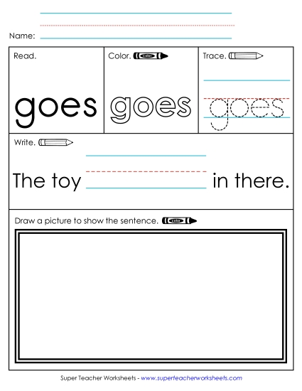 Worksheet 3: Goes