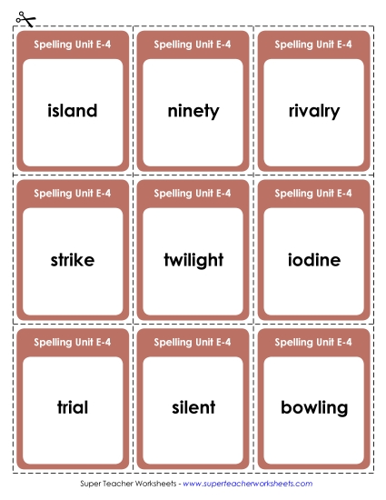 Flashcards (E-4)
