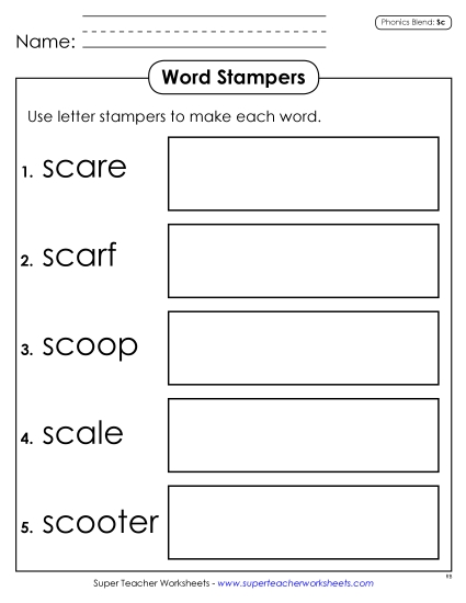 Word Stampers (Sc- Words)