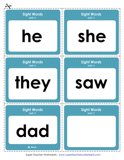 Flashcards (Unit 11)