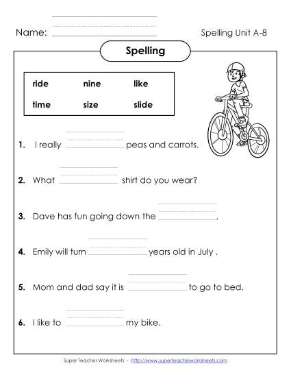 Complete the Sentences (A-8)