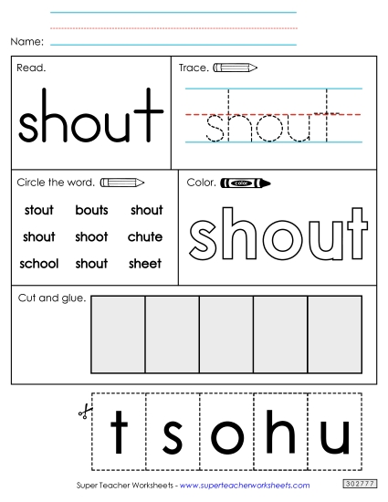 Worksheet 2: Shout