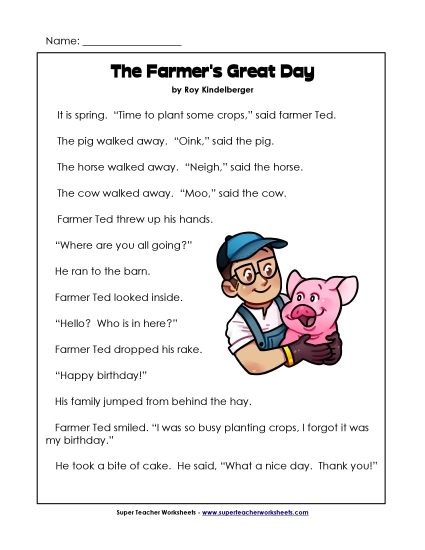 The Farmer\'s Great Day
