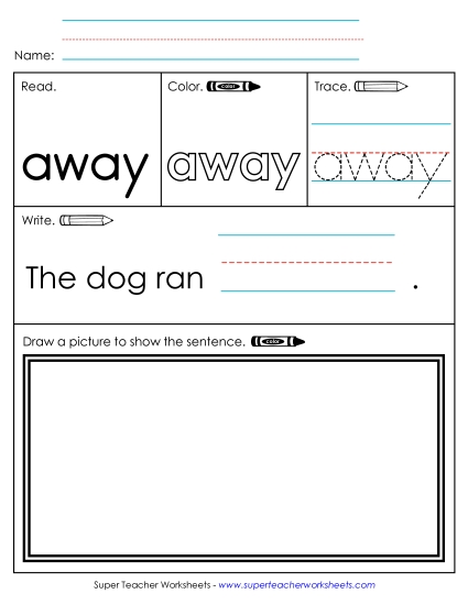 Worksheet 3: Away