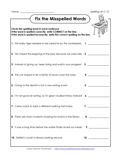 Correct or Incorrect (C-12)