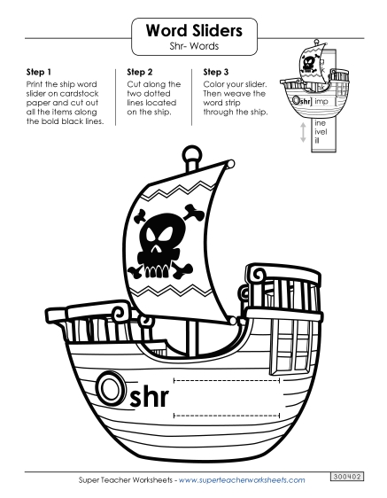 Word Slider (Shr- Words)