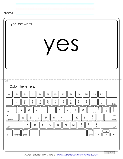 Type the Word: Yes