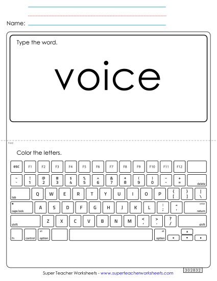 Type the Word: Voice