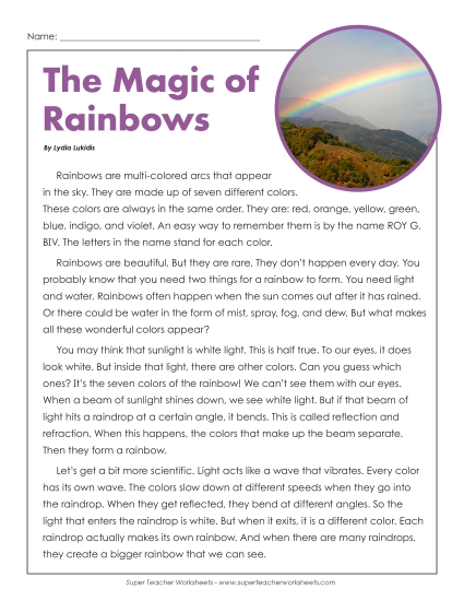The Magic of Rainbows 