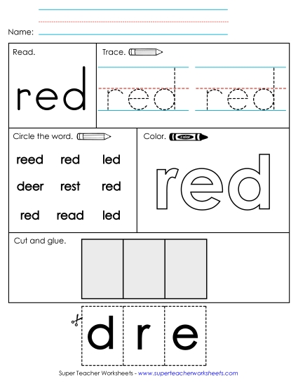 Worksheet 2: Red