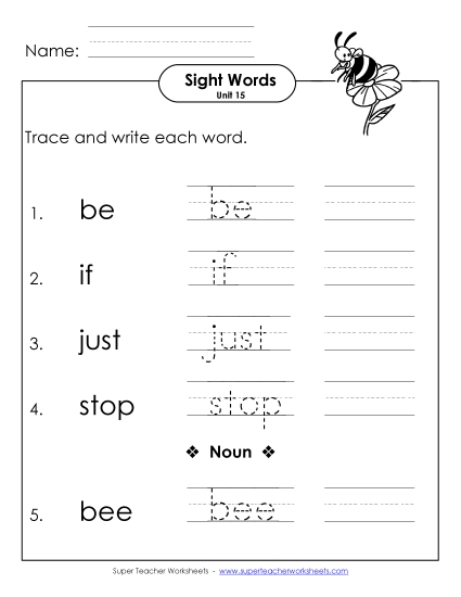 Read, Trace, Write (Unit 15)