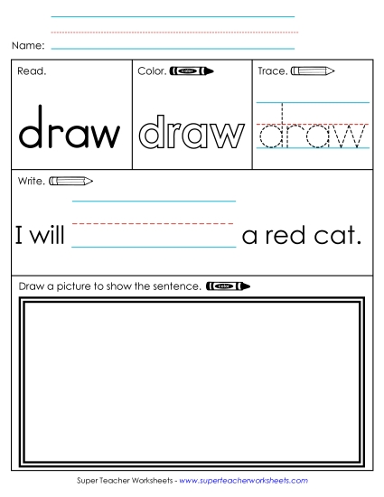 Worksheet 3: Draw
