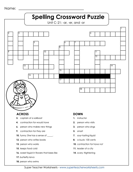 Crossword Puzzle (C-21)