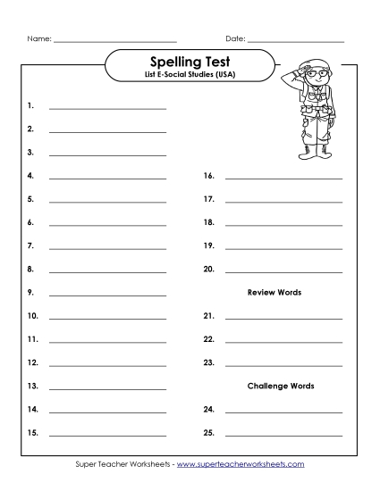 Spelling Test
