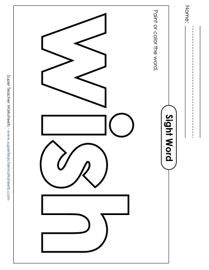 Paint or Color: Wish