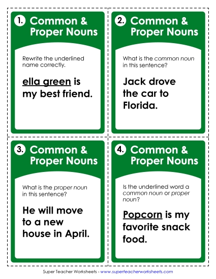 Nouns: Common and Proper