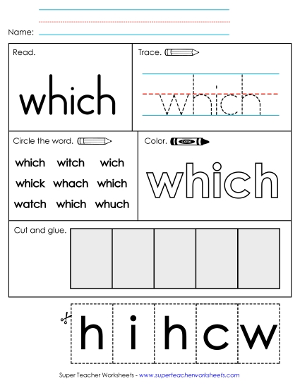 Worksheet 2: Which