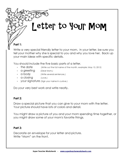 Letter to Mom
