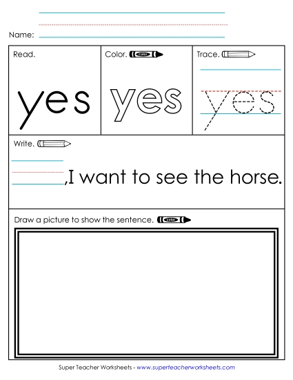 Worksheet 3: Yes
