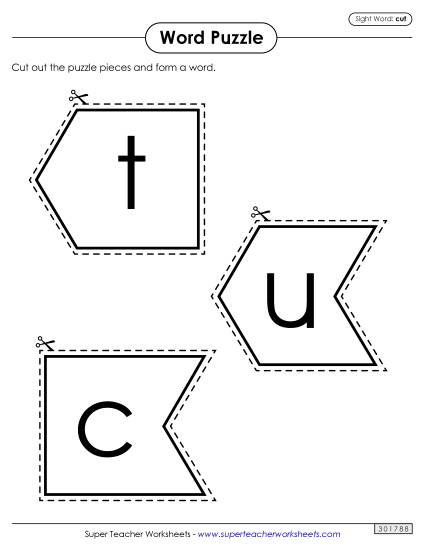 Word Puzzle: Cut