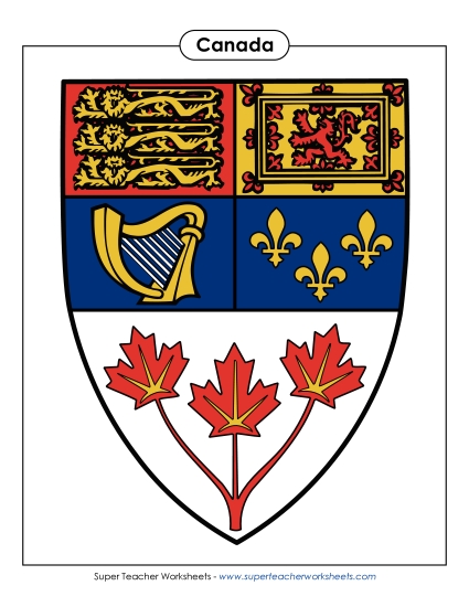 Canada Escutcheon (Full Colour)