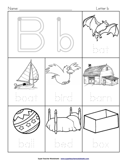 Words that Start with B b