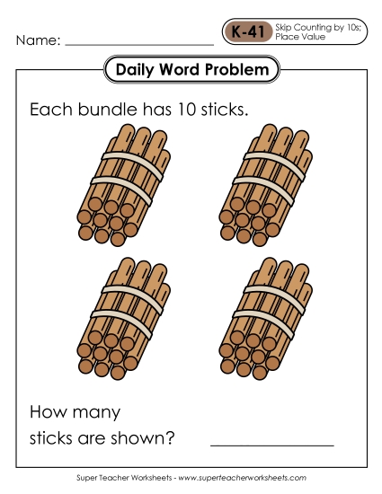 Daily Word Problems<br>K-41 through K-45