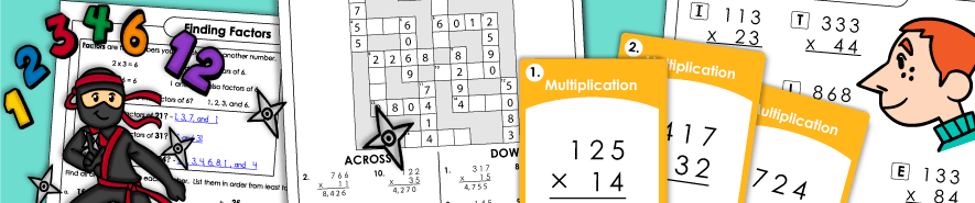Multi-Digit Multiplication Worksheets