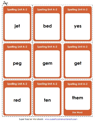 Printable Spelling Worksheets and Activities