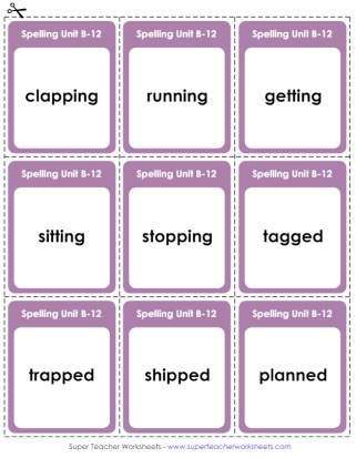 Flashcards Spelling Grade 2