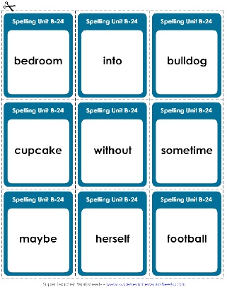 Spelling Flashcards Grade 2
